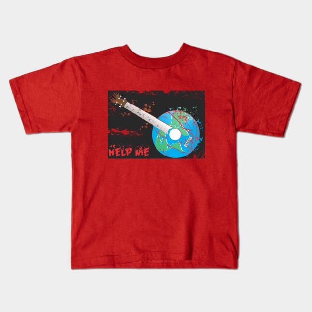 Ukulele The Earth Kids T-Shirt by WithUs